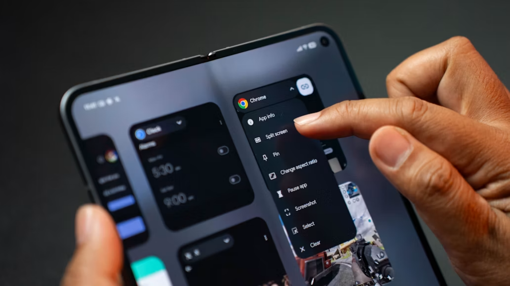 A user adjusting feed preferences and content settings on a mobile app to control how posts are displayed.